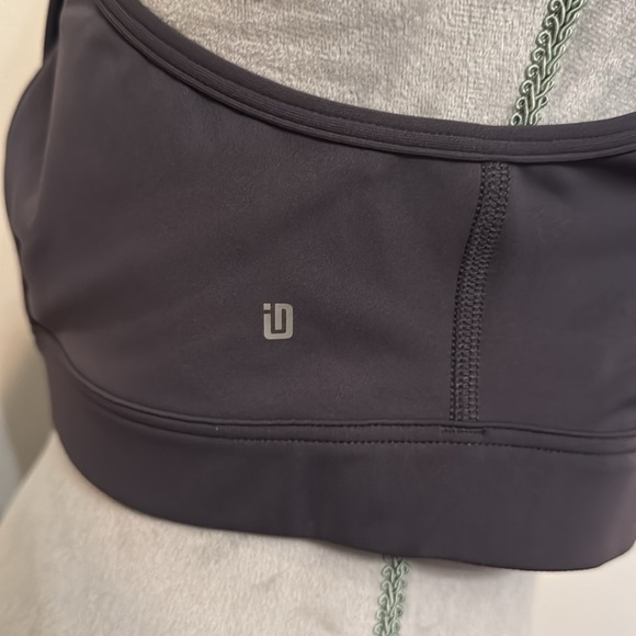 Ideology medium impact charcoal cross cross sport bra NWT 2X - Picture 5 of 9